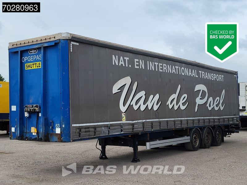Van Hool S/00151 Ladebordwand Hubdach Schiebedach Tailgate - نصف مقطورة بستائر جانبية: صورة 1 Van Hool S/00151 Ladebordwand Hubdach Schiebedach Tailgate - نصف مقطورة بستائر جانبية: صورة 1