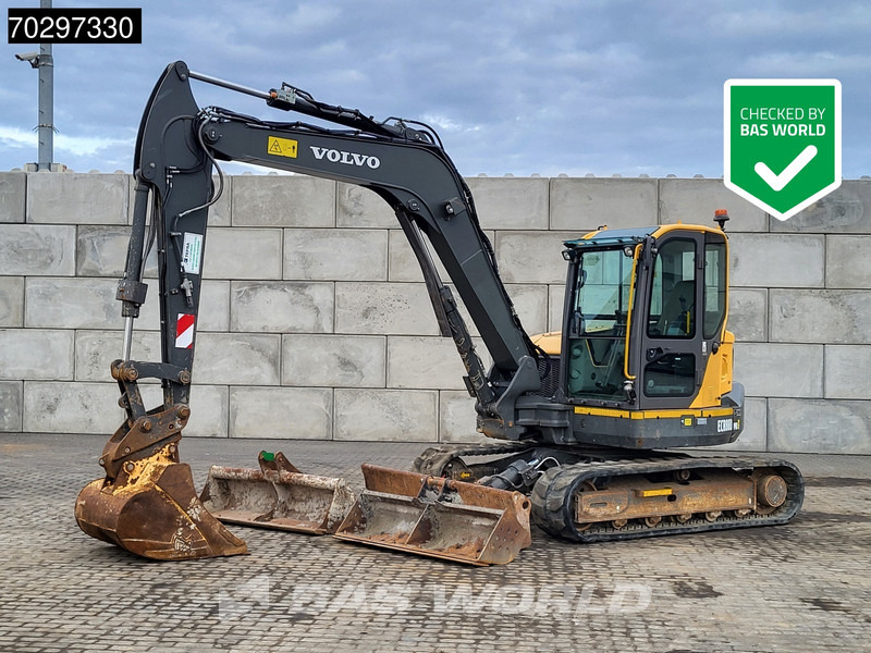 Volvo ECR88 D A/C - 3 BUCKETS - حفار صغير: صورة 1 Volvo ECR88 D A/C - 3 BUCKETS - حفار صغير: صورة 1