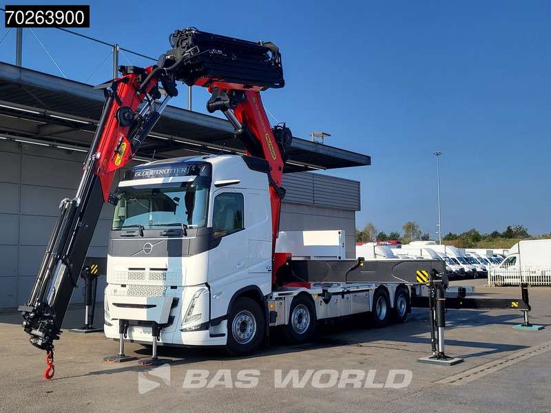Volvo FH 500 8X2 Palfinger PK110002 SH Crane + Fly-Jib Winch VEB+ Euro 6 - شاحنات مسطحة, شاحنة كرين: صورة 5 Volvo FH 500 8X2 Palfinger PK110002 SH Crane + Fly-Jib Winch VEB+ Euro 6 - شاحنات مسطحة, شاحنة كرين: صورة 5