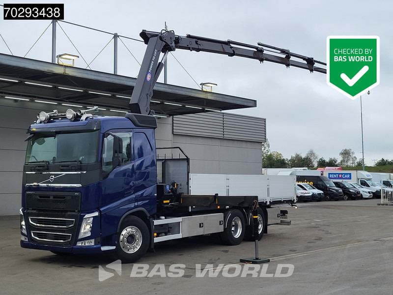 Volvo FH 500 FH 6X2 HMF 2620K-RC Crane Xenon Lift+Steering-Axle Automatic Euro 6 - شاحنات مسطحة, شاحنة كرين: صورة 1 Volvo FH 500 FH 6X2 HMF 2620K-RC Crane Xenon Lift+Steering-Axle Automatic Euro 6 - شاحنات مسطحة, شاحنة كرين: صورة 1