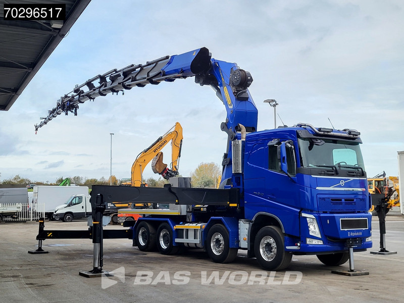 Volvo FH 540 FH 8X4 Palfinger PK165.002 TEC G Fly-Jib Winch Big-Axle VEB+ Euro 6 - شاحنات مسطحة, شاحنة كرين: صورة 3 Volvo FH 540 FH 8X4 Palfinger PK165.002 TEC G Fly-Jib Winch Big-Axle VEB+ Euro 6 - شاحنات مسطحة, شاحنة كرين: صورة 3