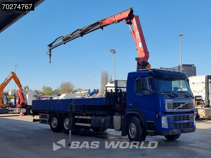 Volvo FM 330 6X2 HMF 1820 K3 Kran Crane Lift+Steering Axle Xenon Euro 5 - شاحنات مسطحة, شاحنة كرين: صورة 3 Volvo FM 330 6X2 HMF 1820 K3 Kran Crane Lift+Steering Axle Xenon Euro 5 - شاحنات مسطحة, شاحنة كرين: صورة 3