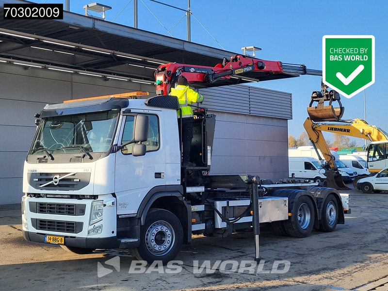 Volvo FM 330 FM 6X2 Palfinger Epsilon Z-Crane VDL Hook Lift+Steering Axle - شاحنة برافعة خطافية, شاحنة كرين: صورة 1 Volvo FM 330 FM 6X2 Palfinger Epsilon Z-Crane VDL Hook Lift+Steering Axle - شاحنة برافعة خطافية, شاحنة كرين: صورة 1