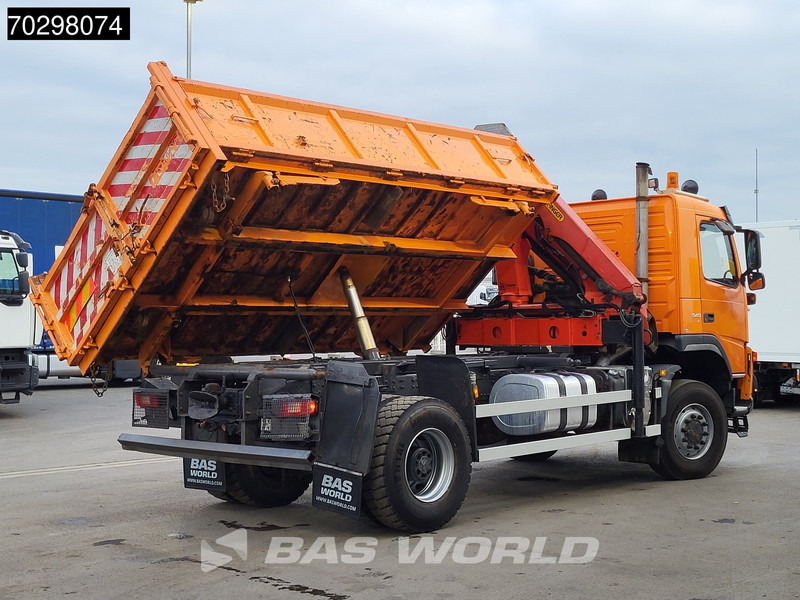Volvo FM 340 FM 4X4 4x4 Crane Palfinger PK10501 Tipper Big-Axle Full Steel - شاحنة قلاب, شاحنة كرين: صورة 2 Volvo FM 340 FM 4X4 4x4 Crane Palfinger PK10501 Tipper Big-Axle Full Steel - شاحنة قلاب, شاحنة كرين: صورة 2