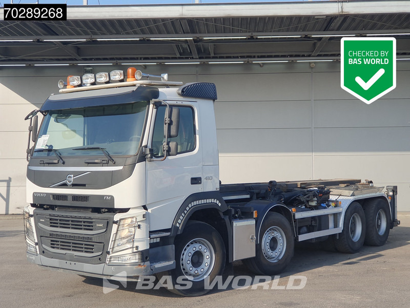Volvo FM 410 8X4 Velsycon CL 35.72 containersystem Big-Axle Steelsuspension VEB Euro 6 - شاحنة برافعة خطافية: صورة 1 Volvo FM 410 8X4 Velsycon CL 35.72 containersystem Big-Axle Steelsuspension VEB Euro 6 - شاحنة برافعة خطافية: صورة 1