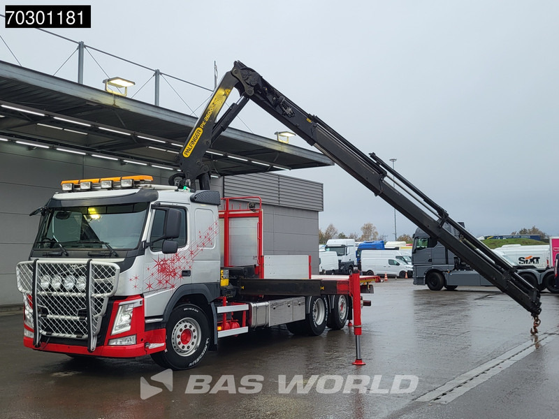 Volvo FM 410 FM 6X2 Palfinger PK 26002-EH E Kran Crane Lift +steering axle Automatic Euro 6 - شاحنات مسطحة, شاحنة كرين: صورة 5 Volvo FM 410 FM 6X2 Palfinger PK 26002-EH E Kran Crane Lift +steering axle Automatic Euro 6 - شاحنات مسطحة, شاحنة كرين: صورة 5
