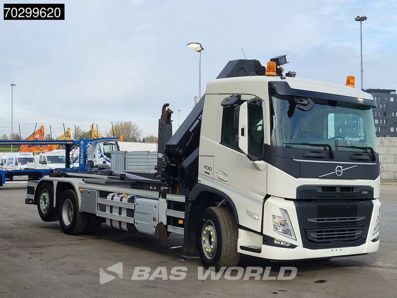 شاحنة برافعة خطافية, شاحنة كرين Volvo FM 430 FM 6X2 HMF 2320K-RCS Kran Crane + VDL S-21-6200 Lift + Steering Axle: صورة 17