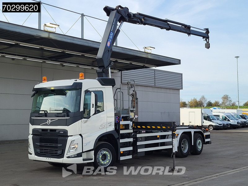شاحنة برافعة خطافية, شاحنة كرين Volvo FM 430 FM 6X2 HMF 2320K-RCS Kran Crane + VDL S-21-6200 Lift + Steering Axle: صورة 10
