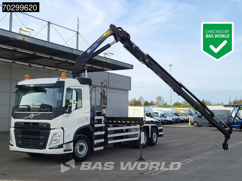 Volvo FM 430 FM 6X2 HMF 2320K-RCS Kran Crane + VDL S-21-6200 Lift + Steering Axle - شاحنة برافعة خطافية, شاحنة كرين: صورة 1 Volvo FM 430 FM 6X2 HMF 2320K-RCS Kran Crane + VDL S-21-6200 Lift + Steering Axle - شاحنة برافعة خطافية, شاحنة كرين: صورة 1