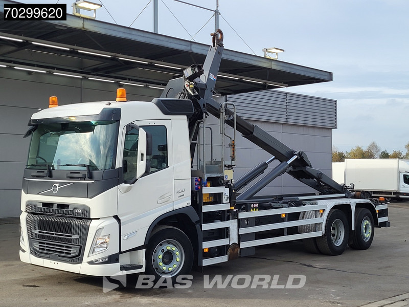 شاحنة برافعة خطافية, شاحنة كرين Volvo FM 430 FM 6X2 HMF 2320K-RCS Kran Crane + VDL S-21-6200 Lift + Steering Axle: صورة 8