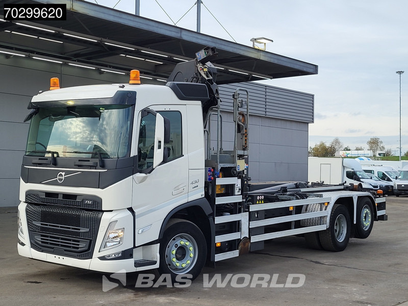 شاحنة برافعة خطافية, شاحنة كرين Volvo FM 430 FM 6X2 HMF 2320K-RCS Kran Crane + VDL S-21-6200 Lift + Steering Axle: صورة 14