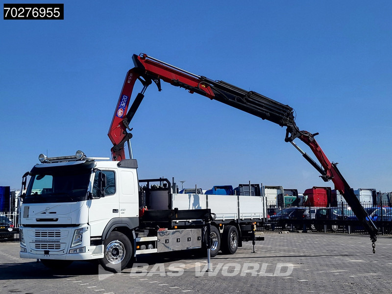 Volvo FM 450 6X2 HMF 3220 Crane Kran Lift-Lenkachse VEB+ Euro 6 - شاحنات مسطحة, شاحنة كرين: صورة 5 Volvo FM 450 6X2 HMF 3220 Crane Kran Lift-Lenkachse VEB+ Euro 6 - شاحنات مسطحة, شاحنة كرين: صورة 5