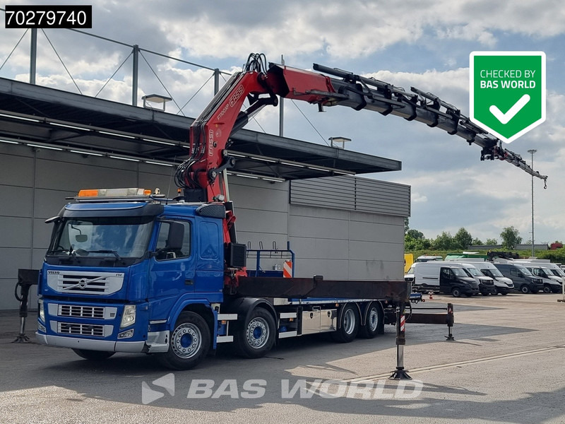 Volvo FM 450 8X2 FASSI 100 Ton/Meter Crane Kran 7 + 6 Jib Lift+steering Axle Euro 5 - شاحنات مسطحة, شاحنة كرين: صورة 1 Volvo FM 450 8X2 FASSI 100 Ton/Meter Crane Kran 7 + 6 Jib Lift+steering Axle Euro 5 - شاحنات مسطحة, شاحنة كرين: صورة 1