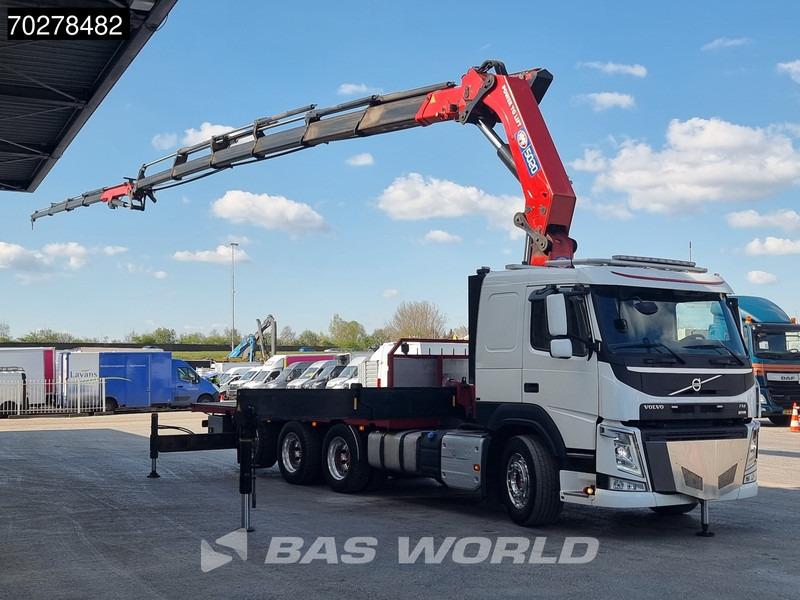 Volvo FM 500 8X4 HMF5020 K6 + Fly Jib Lift+Lenkachse Crane Kran Euro 6 - شاحنات مسطحة, شاحنة كرين: صورة 3 Volvo FM 500 8X4 HMF5020 K6 + Fly Jib Lift+Lenkachse Crane Kran Euro 6 - شاحنات مسطحة, شاحنة كرين: صورة 3