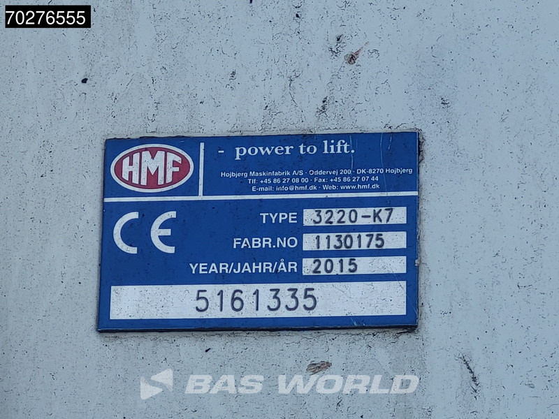 شاحنات مسطحة, شاحنة كرين Volvo FM 500 FM 6X2 NL-Truck HMF 3220-K7 Kran Crane Winch Lift+Steering-Axle Euro 6: صورة 20 شاحنات مسطحة, شاحنة كرين Volvo FM 500 FM 6X2 NL-Truck HMF 3220-K7 Kran Crane Winch Lift+Steering-Axle Euro 6: صورة 20