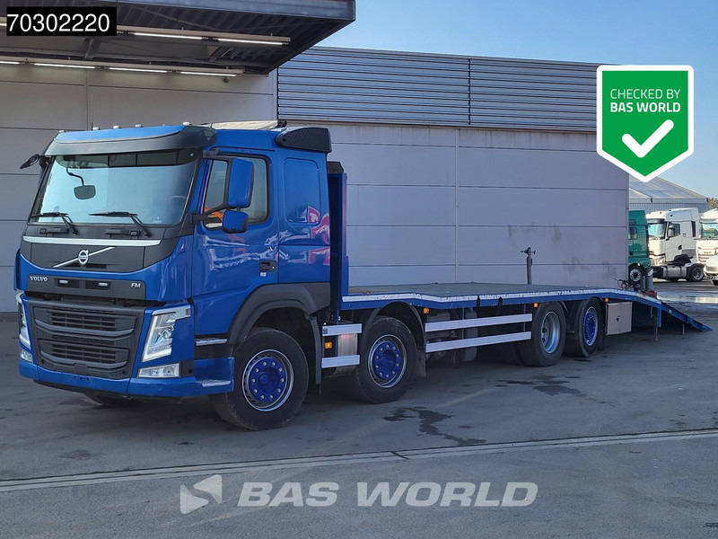 Volvo FM 500 FM 8X2 Machine transporter Winch Lift-Axle Automatic Euro 6 - شاحنة نقل سيارات شاحنة: صورة 1 Volvo FM 500 FM 8X2 Machine transporter Winch Lift-Axle Automatic Euro 6 - شاحنة نقل سيارات شاحنة: صورة 1