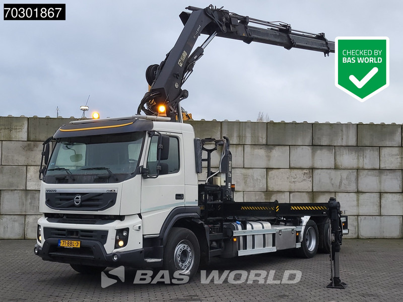 Volvo FMX 370 FMX 6X2 HIAB 244 E P-3 Hipro Kran + XR21S56 containersystem Lift+steering - شاحنة برافعة خطافية, شاحنة كرين: صورة 1 Volvo FMX 370 FMX 6X2 HIAB 244 E P-3 Hipro Kran + XR21S56 containersystem Lift+steering - شاحنة برافعة خطافية, شاحنة كرين: صورة 1