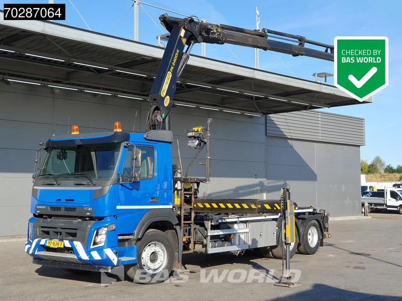 شاحنة, شاحنة كرين Volvo FMX 410 6X2 NL-Truck Palfinger PK24001-K Crane + 28 tons Translift Lift-axle: صورة 1