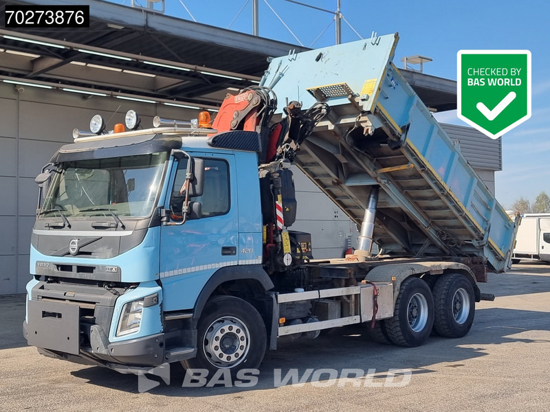 Volvo FMX 420 6X4 Fassi F155A.2.22 Crane 9m3 Big-Axle Automatic Euro 5 - شاحنة قلاب, شاحنة كرين: صورة 5 Volvo FMX 420 6X4 Fassi F155A.2.22 Crane 9m3 Big-Axle Automatic Euro 5 - شاحنة قلاب, شاحنة كرين: صورة 5