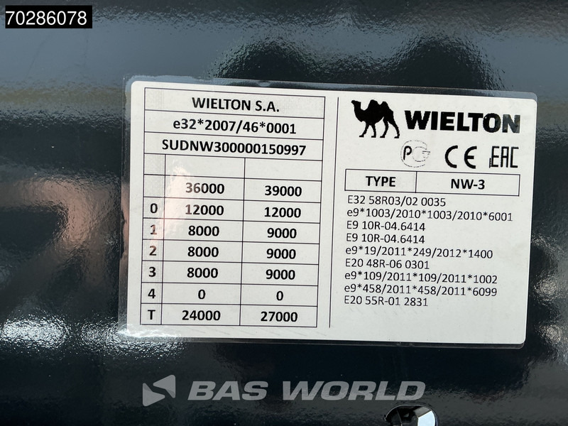 نصف مقطورة قلابة للبيع Wielton NW-3 NEW Liftachse 55m3 ALU: صورة 19 نصف مقطورة قلابة للبيع Wielton NW-3 NEW Liftachse 55m3 ALU: صورة 19