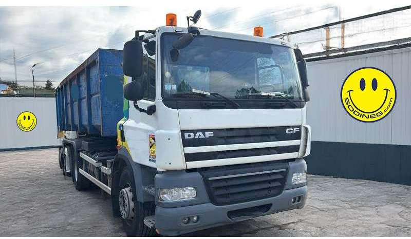 DAF CF 85.460 6X2 - شاحنة برافعة خطافية: صورة 1 DAF CF 85.460 6X2 - شاحنة برافعة خطافية: صورة 1