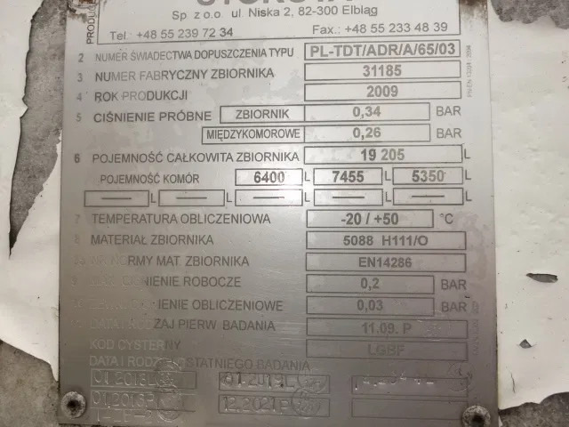 Scania R380 6X2 19200 LITER TANK,MANUAL GEARBOX - شاحنة صهريج: صورة 5 Scania R380 6X2 19200 LITER TANK,MANUAL GEARBOX - شاحنة صهريج: صورة 5