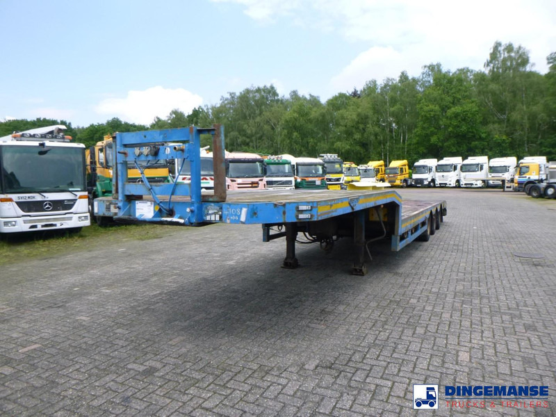 Broshuis 3-axle semi-lowbed trailer 45 t / extendable - نصف مقطورة بلودر منخفض: صورة 1 Broshuis 3-axle semi-lowbed trailer 45 t / extendable - نصف مقطورة بلودر منخفض: صورة 1