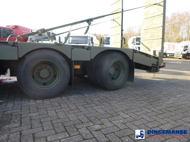 نصف مقطورة بلودر منخفض Broshuis 3-axle semi-lowbed trailer E-2130 / 73 t + ramps: صورة 12