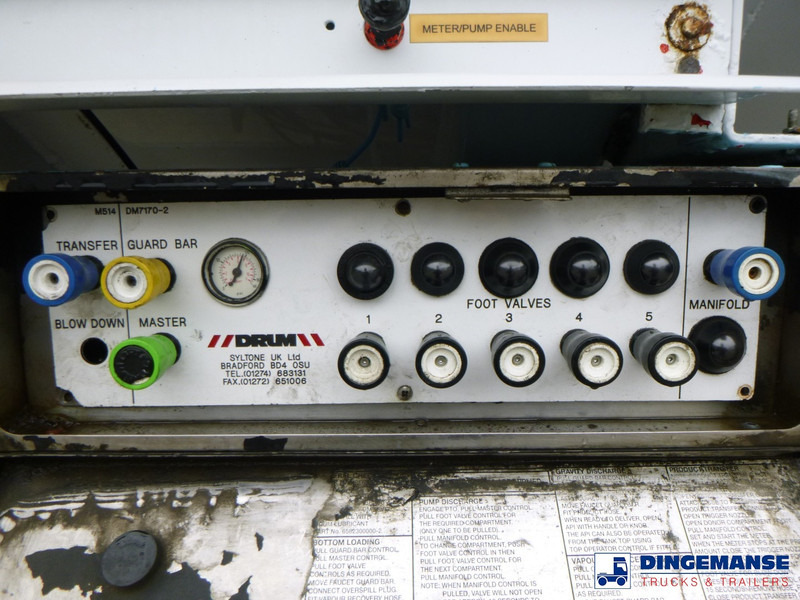 نصف مقطورة صهريج CALDAL Fuel tank alu 30 m3 / 5 comp + pump: صورة 7