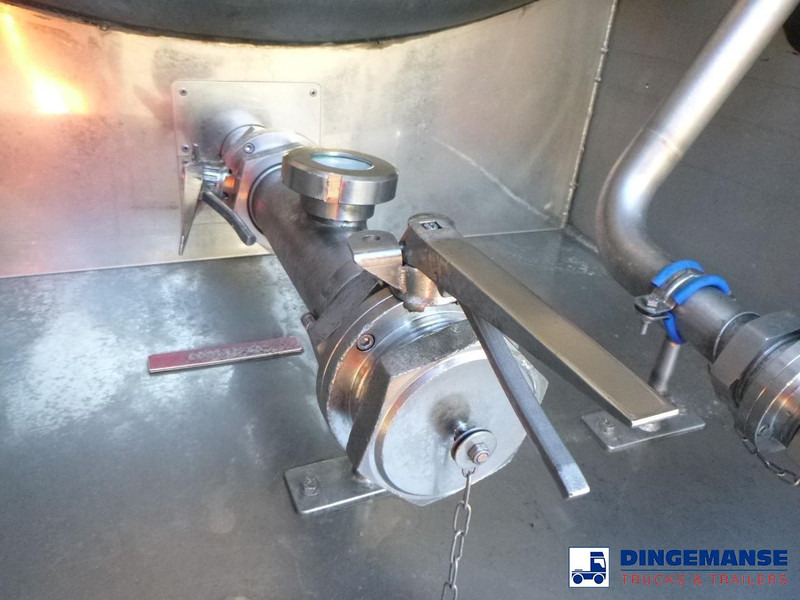 نصف مقطورة صهريج Clayton Food tank inox 30 m3 / 1 comp: صورة 8