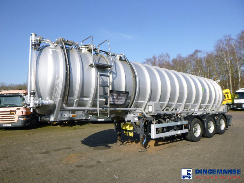 Crossland Vacuum tank alu 33.4 m3 / 1 comp - نصف مقطورة صهريج: صورة 1 Crossland Vacuum tank alu 33.4 m3 / 1 comp - نصف مقطورة صهريج: صورة 1