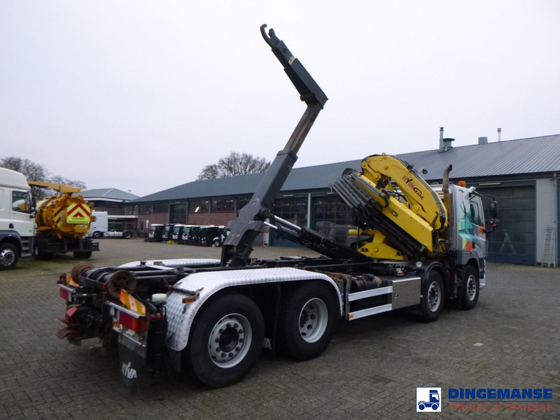 DAF CF 85.410 8x2 Hyva container hook + crane - شاحنة كرين: صورة 3 DAF CF 85.410 8x2 Hyva container hook + crane - شاحنة كرين: صورة 3