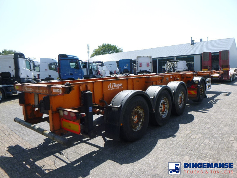 Dennison 4-axle container combi trailer (3 + 1 axles) 20-30-40-45 ft - ناقل حاوية/ نصف مقطورة بحاوية: صورة 4 Dennison 4-axle container combi trailer (3 + 1 axles) 20-30-40-45 ft - ناقل حاوية/ نصف مقطورة بحاوية: صورة 4