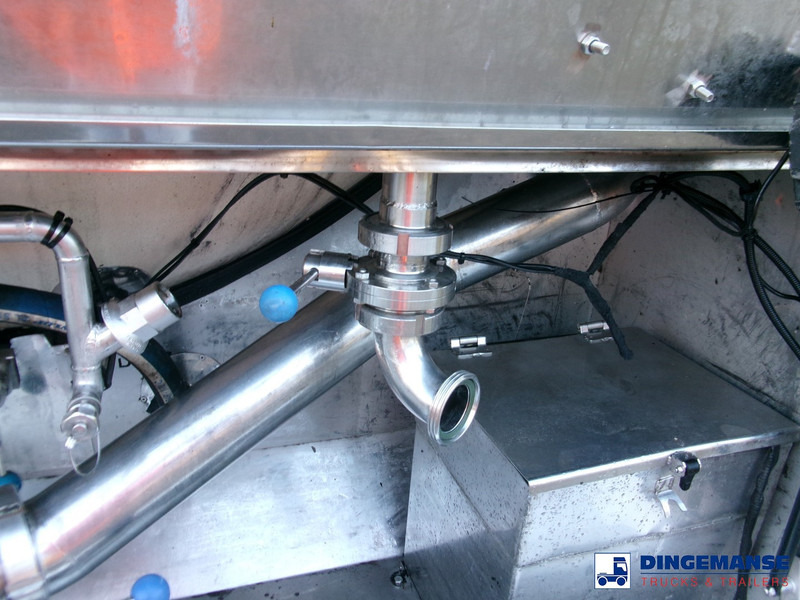 نصف مقطورة صهريج Feldbinder Chemical tank inox 33.5 m3 / 1 comp + pump: صورة 8