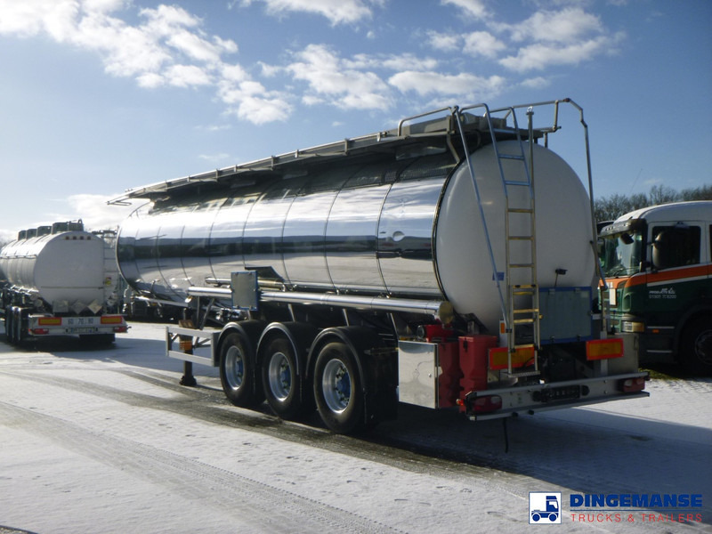 Feldbinder Chemical tank inox L4BH 30 m3 / 1 comp + pump - نصف مقطورة صهريج: صورة 3 Feldbinder Chemical tank inox L4BH 30 m3 / 1 comp + pump - نصف مقطورة صهريج: صورة 3