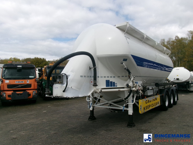 Feldbinder Powder tank alu 36 m3 / 1 comp - نصف مقطورة صهريج: صورة 1 Feldbinder Powder tank alu 36 m3 / 1 comp - نصف مقطورة صهريج: صورة 1