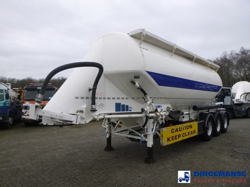 Feldbinder Powder tank alu 36 m3 / 1 comp - نصف مقطورة صهريج: صورة 1 Feldbinder Powder tank alu 36 m3 / 1 comp - نصف مقطورة صهريج: صورة 1