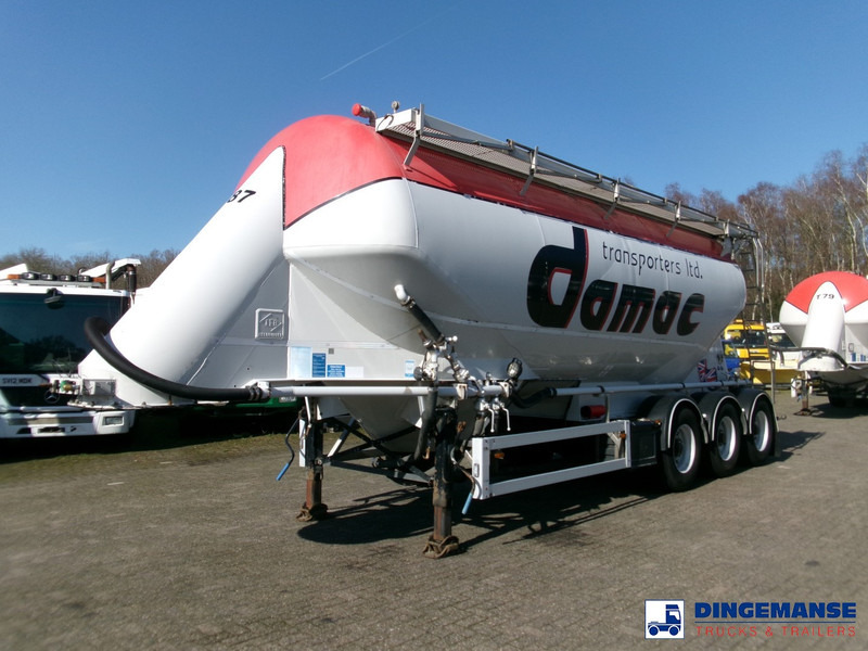 Feldbinder Powder tank alu 36 m3 / 1 comp - نصف مقطورة صهريج: صورة 1 Feldbinder Powder tank alu 36 m3 / 1 comp - نصف مقطورة صهريج: صورة 1