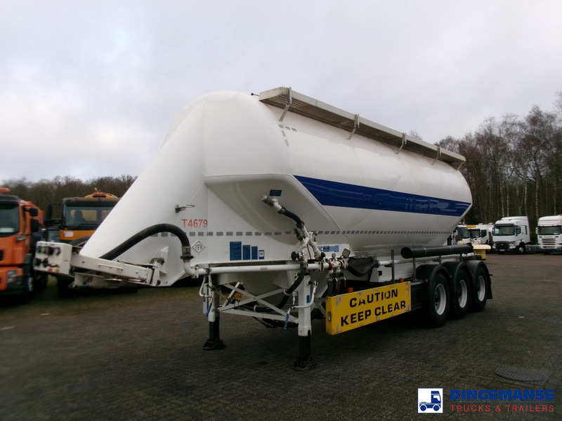 Feldbinder Powder tank alu 36 m3 / 1 comp - نصف مقطورة صهريج: صورة 1 Feldbinder Powder tank alu 36 m3 / 1 comp - نصف مقطورة صهريج: صورة 1