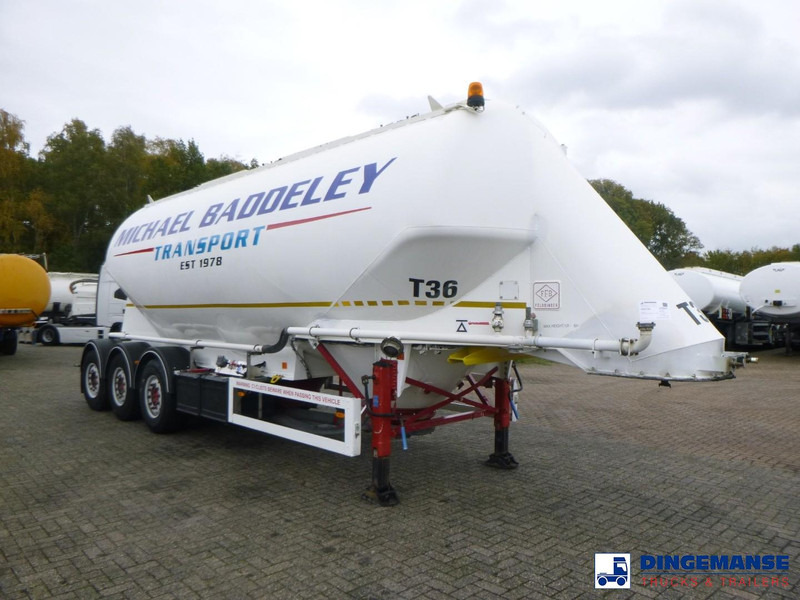 Feldbinder Powder tank alu 40 m3 / 1 comp - نصف مقطورة صهريج: صورة 2 Feldbinder Powder tank alu 40 m3 / 1 comp - نصف مقطورة صهريج: صورة 2