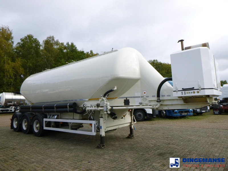 Feldbinder Powder tank alu 40 m3 + engine/compressor - نصف مقطورة صهريج: صورة 2 Feldbinder Powder tank alu 40 m3 + engine/compressor - نصف مقطورة صهريج: صورة 2