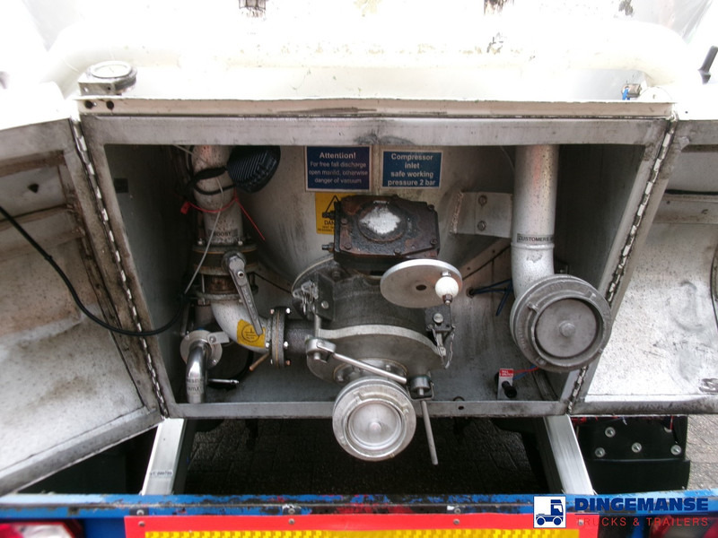 نصف مقطورة صهريج Feldbinder Powder tank alu 41 m3 (tipping): صورة 6
