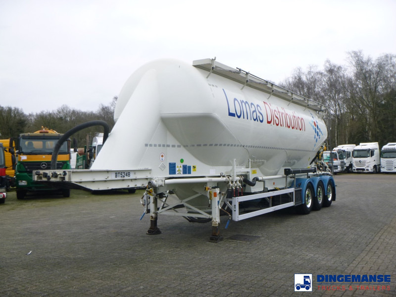 Feldbinder Powder tank alu 50 m3 / 1 comp - نصف مقطورة صهريج: صورة 1 Feldbinder Powder tank alu 50 m3 / 1 comp - نصف مقطورة صهريج: صورة 1