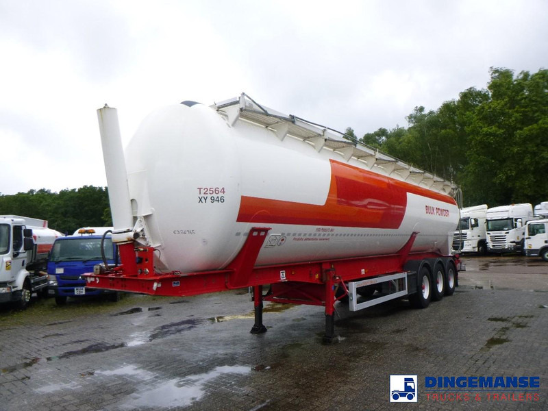 Feldbinder Powder tank alu 60 m3 (tipping) - نصف مقطورة صهريج: صورة 1 Feldbinder Powder tank alu 60 m3 (tipping) - نصف مقطورة صهريج: صورة 1
