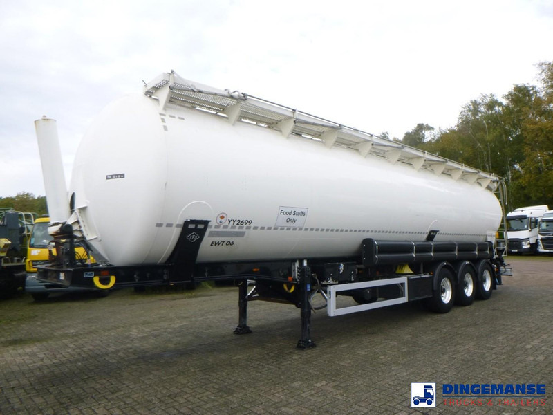 Feldbinder Powder tank alu 63 m3 (tipping) - نصف مقطورة صهريج: صورة 1 Feldbinder Powder tank alu 63 m3 (tipping) - نصف مقطورة صهريج: صورة 1
