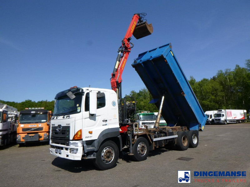 Hino FY1EUKA RHD + Palfinger E120L + grapple - شاحنة كرين: صورة 1 Hino FY1EUKA RHD + Palfinger E120L + grapple - شاحنة كرين: صورة 1