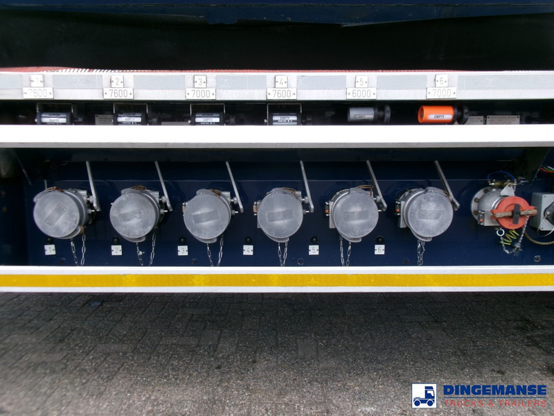نصف مقطورة صهريج Lakeland Fuel tank alu 42.8 m3 / 6 comp + pump: صورة 6