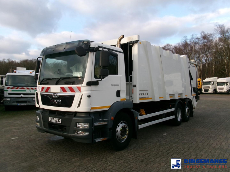 MAN TGM 26.320 6X2 Euro 6 RHD Faun refuse truck - شاحنة قمامة: صورة 1 MAN TGM 26.320 6X2 Euro 6 RHD Faun refuse truck - شاحنة قمامة: صورة 1