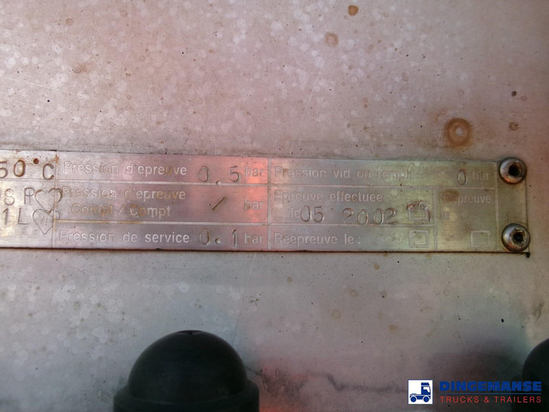 نصف مقطورة صهريج Magyar Bitumen tank inox 29.5 m3 / 1 comp + pump / ADR 13/12/2023: صورة 20 نصف مقطورة صهريج Magyar Bitumen tank inox 29.5 m3 / 1 comp + pump / ADR 13/12/2023: صورة 20