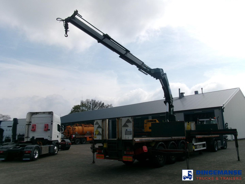 Massey Platform trailer + HMF 4720 K3 crane - نصف مقطورة مسطحة: صورة 4 Massey Platform trailer + HMF 4720 K3 crane - نصف مقطورة مسطحة: صورة 4
